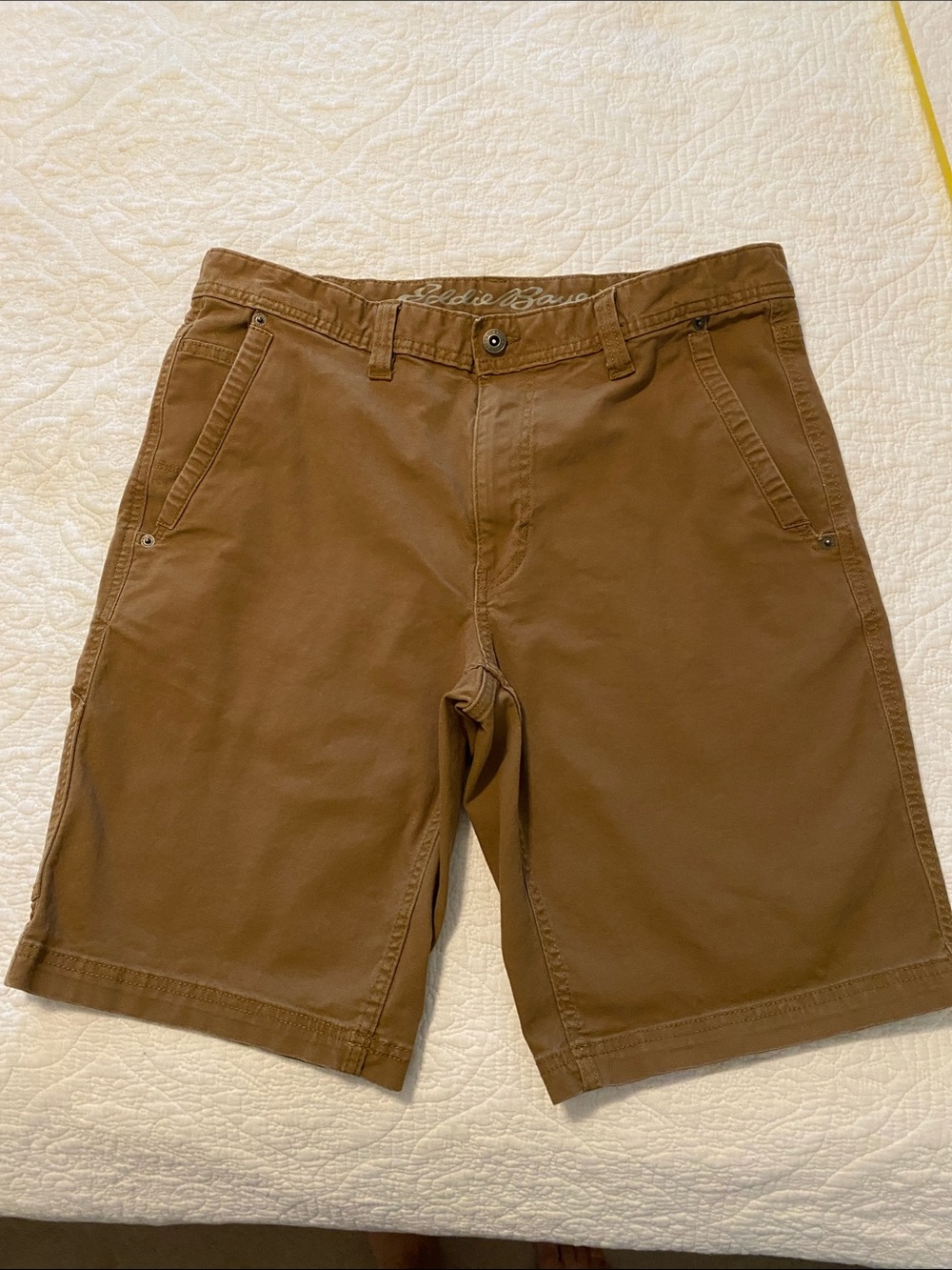 Eddie Bauer Men's Canvas Utility Shorts size 34